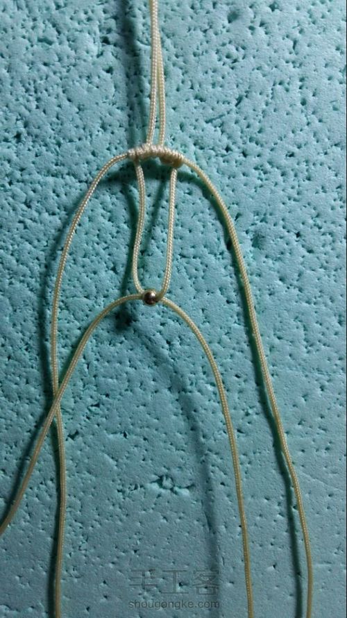 简易平安扣扣头 第4步