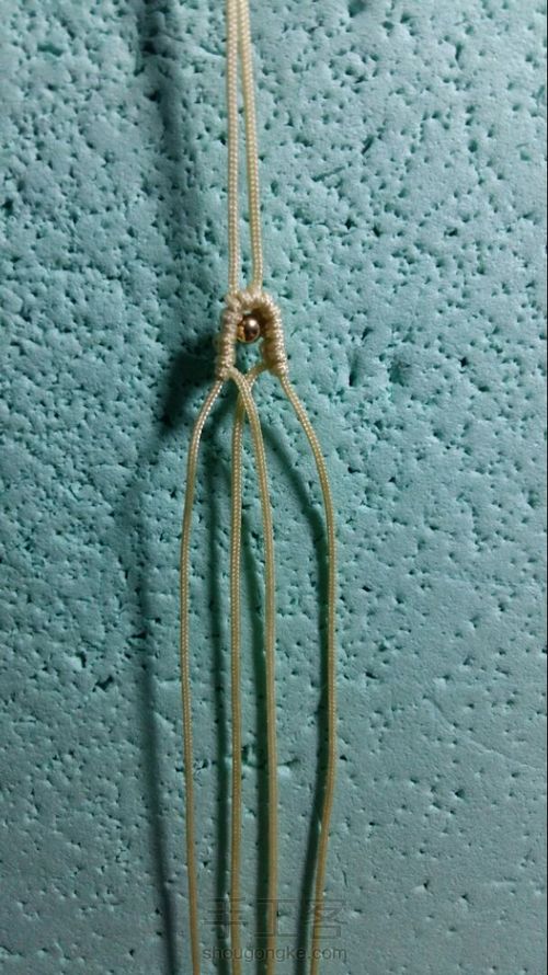 简易平安扣扣头 第6步