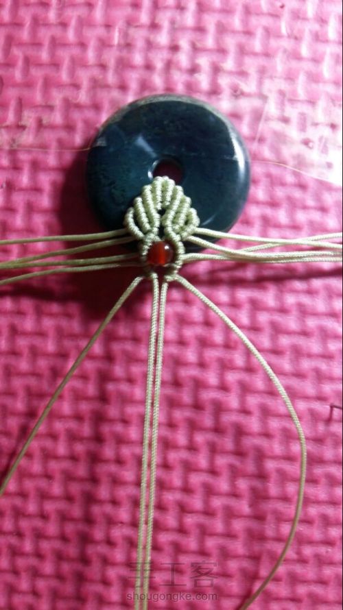 平安扣扣头 第16步