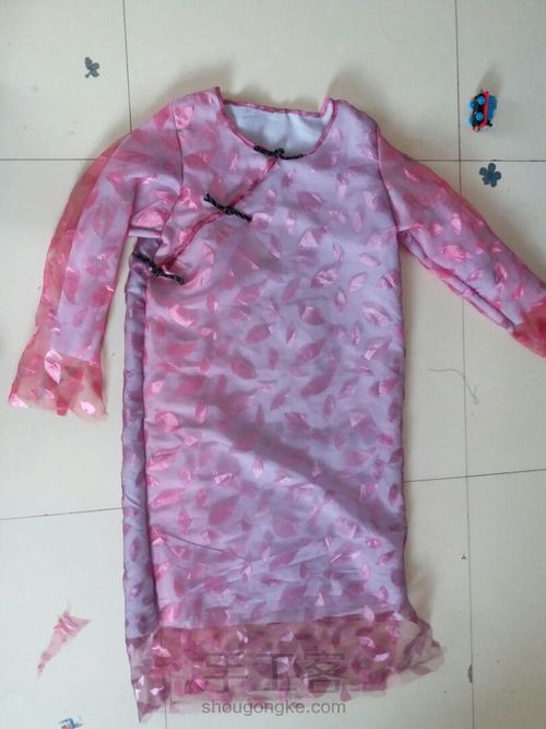 中国风长衫 第12步