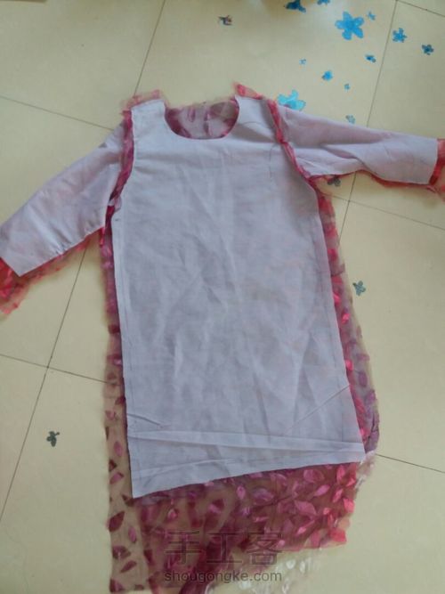 中国风长衫 第6步