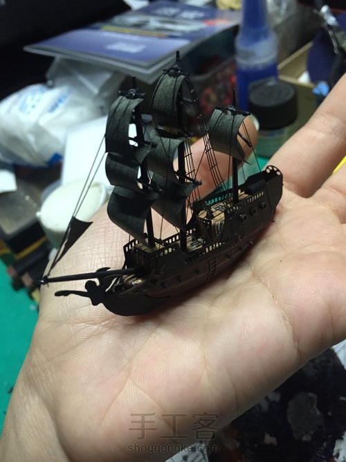 手工迷你黑珍珠号 第9步