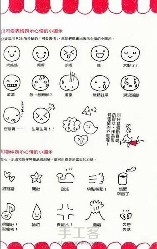 转！手帐素材～走过路过表错过 第1步