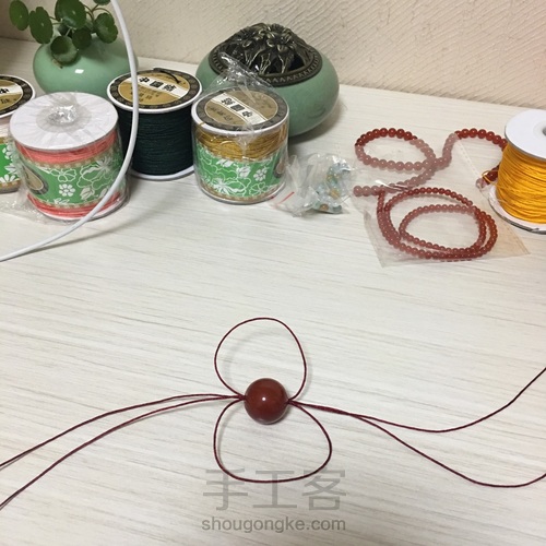 红运当头挂饰。 第1步