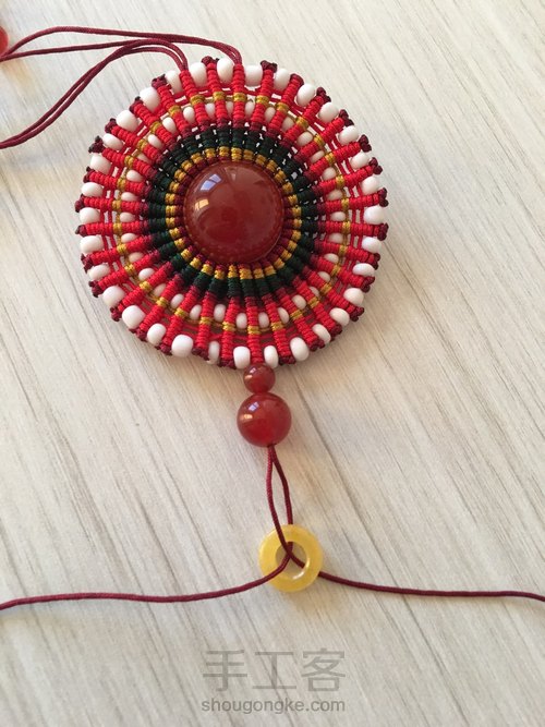 红运当头挂饰。 第14步