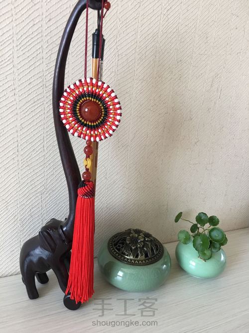 红运当头挂饰。 第21步