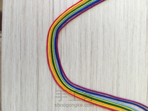 彩虹🌈端午手绳 第3步