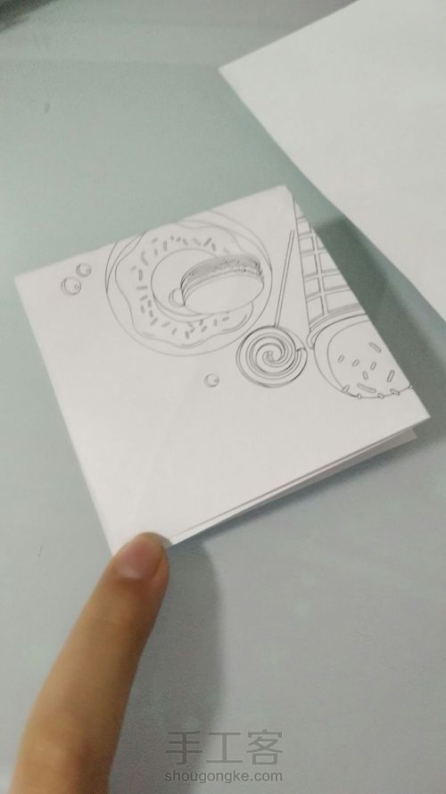 超简单的蝴蝶结喽 第2步