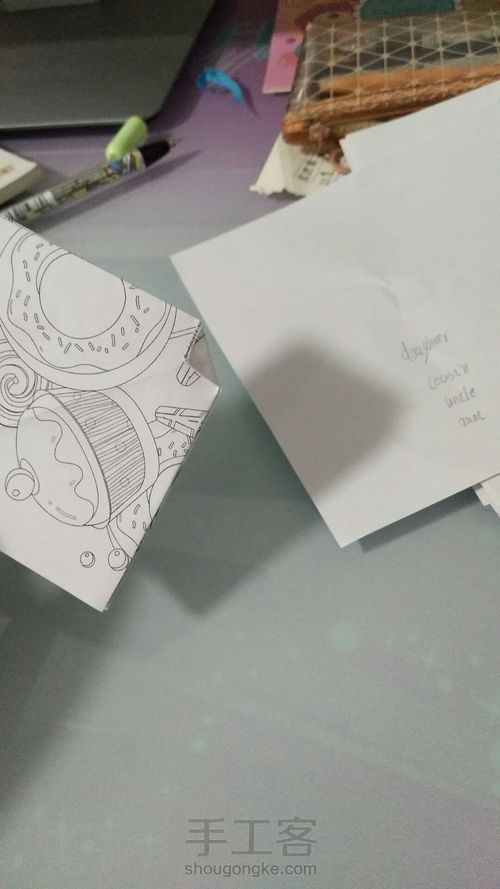 超简单的蝴蝶结喽 第3步