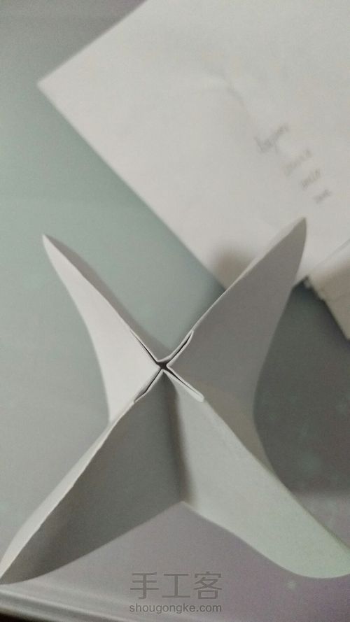 超简单的蝴蝶结喽 第6步