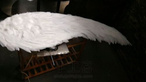 维多利亚的秘密羽毛翅膀,天使大翅膀,羽毛翅膀 第4步