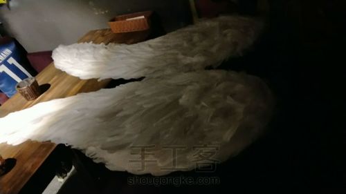 维多利亚的秘密羽毛翅膀,天使大翅膀,羽毛翅膀 第5步