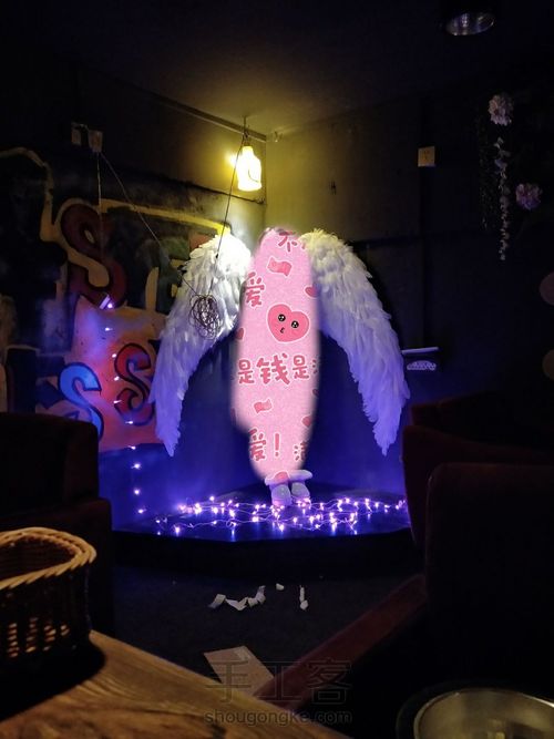 维多利亚的秘密羽毛翅膀,天使大翅膀,羽毛翅膀 第8步