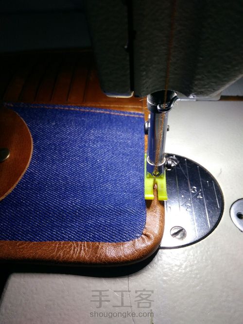 [原创]西部风手帐式钱夹 第16步