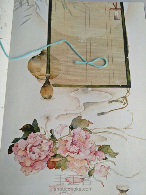 唯美雏菊杯垫 第1步