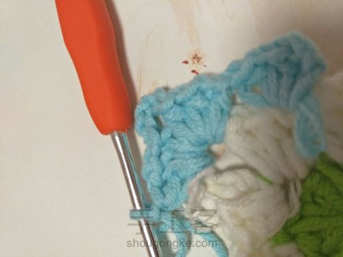 唯美雏菊杯垫 第21步