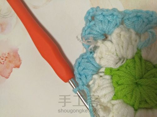 唯美雏菊杯垫 第22步