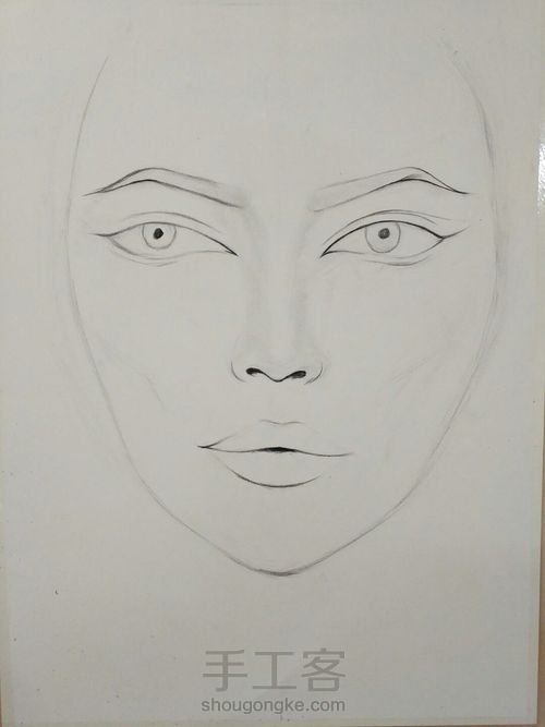 美妆素描 第1步