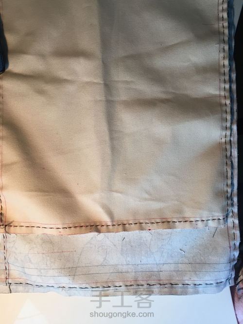 手残党的帆布包 第2步