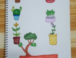 植物插画很简单只要用心去画，就算简单也能画的很好看~