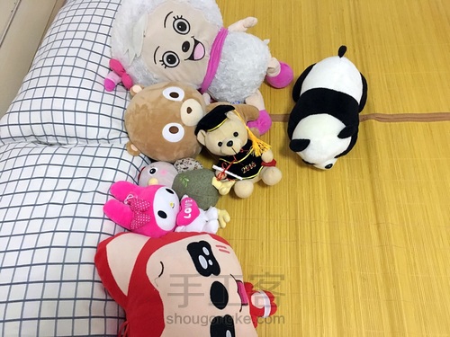 自制清新格子枕头 第8步