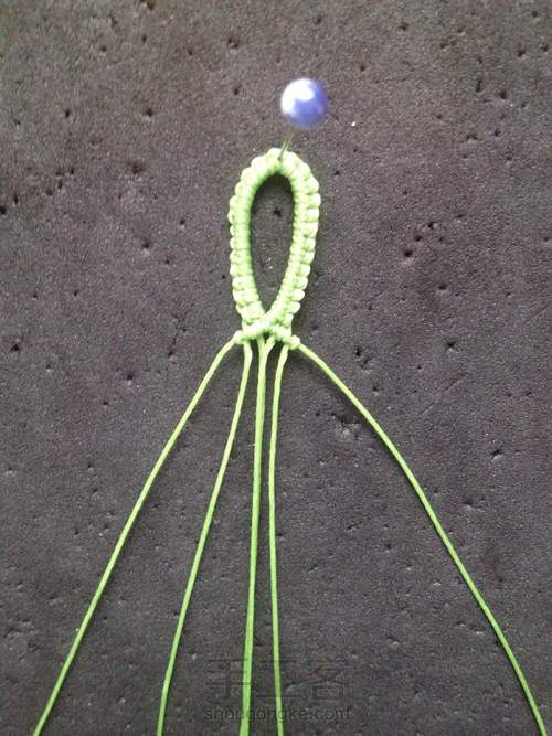 罂粟花手镯(上) 第2步