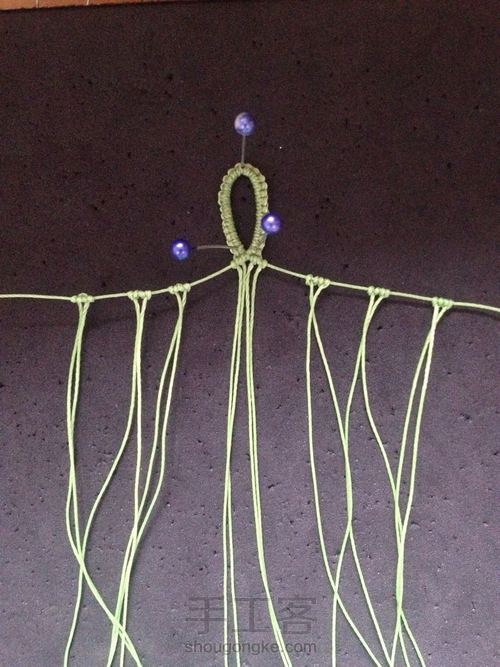 罂粟花手镯(上) 第3步