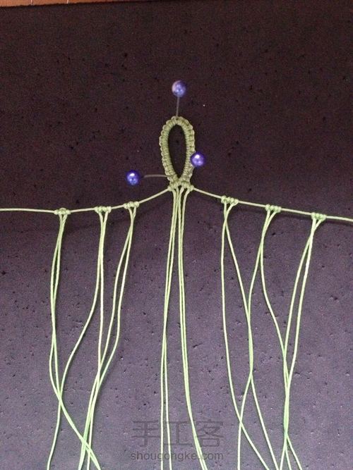 罂粟花手镯（上） 第4步