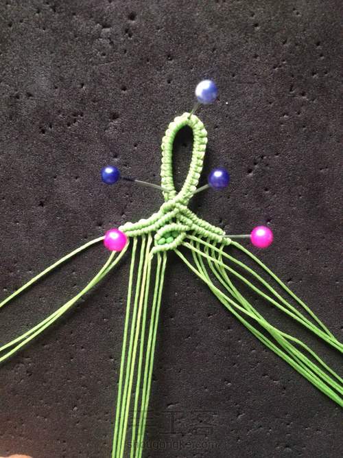 罂粟花手镯(上) 第9步