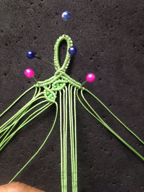 罂粟花手镯（上） 第11步