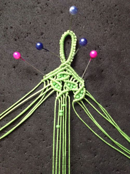 罂粟花手镯(上) 第16步