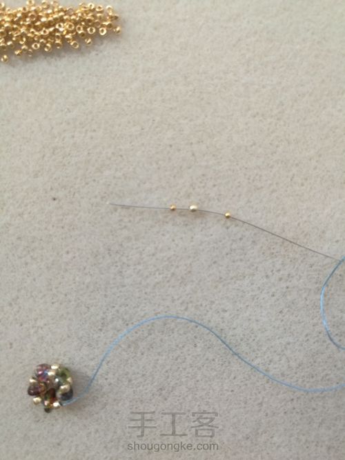 焦点耳坠 第9步