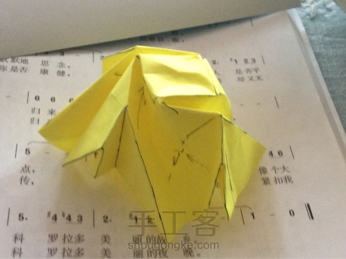 简单纸玫瑰的教程（下） 第9步