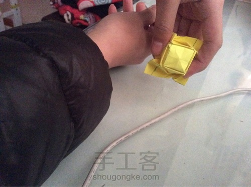 简单纸玫瑰的教程（下） 第33步