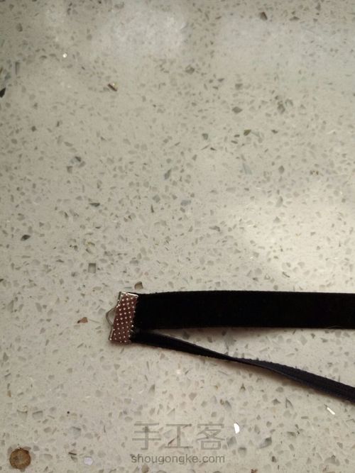 DIY锁骨链教程 第4步