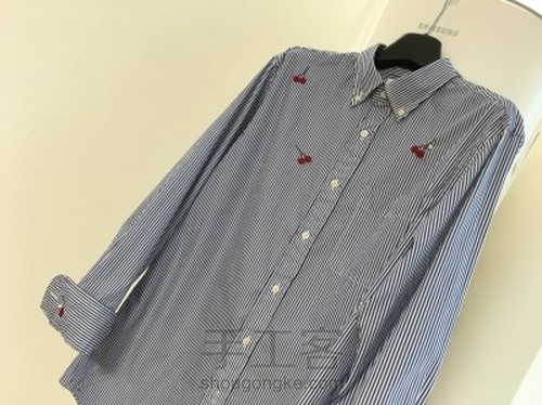 “小心机”girl,衬衫改造文艺女神美美哒 第7步