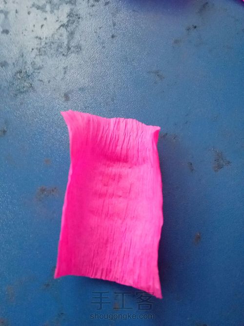 皱纹纸美丽的玫瑰 第6步