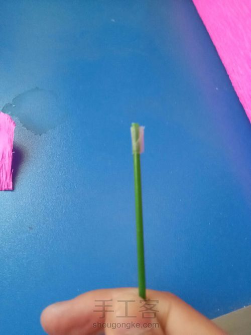 皱纹纸美丽的玫瑰 第9步