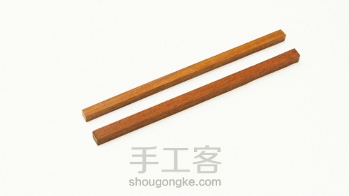 木作筷子教程.gif 第1步