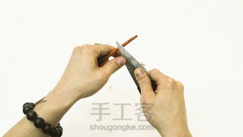 中式红花梨、紫光檀拼木筷子一製作教程 第13步