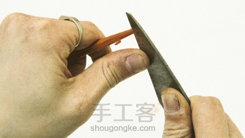中式红花梨、紫光檀拼木筷子一製作教程 第14步