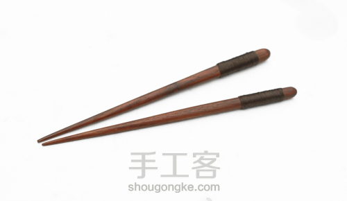 日式繞繩筷子製作教程 第22步