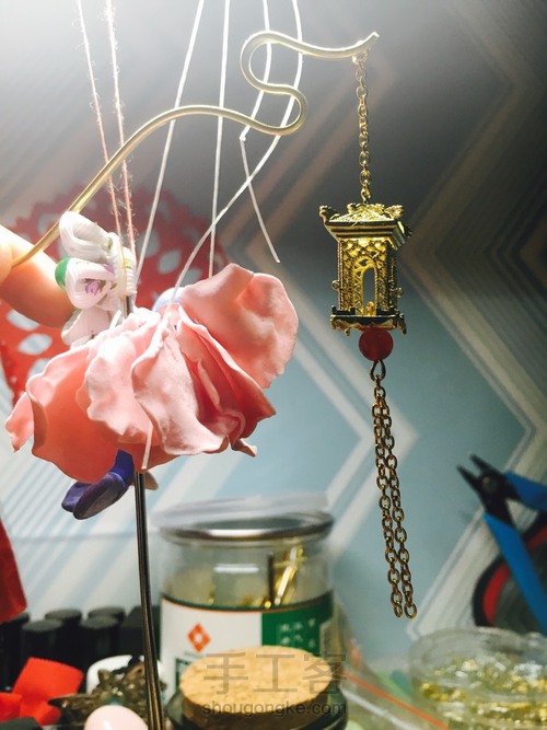 扁流云小凉亭发簪 第7步