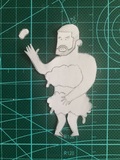 粘土猛男捡肥皂 第2步