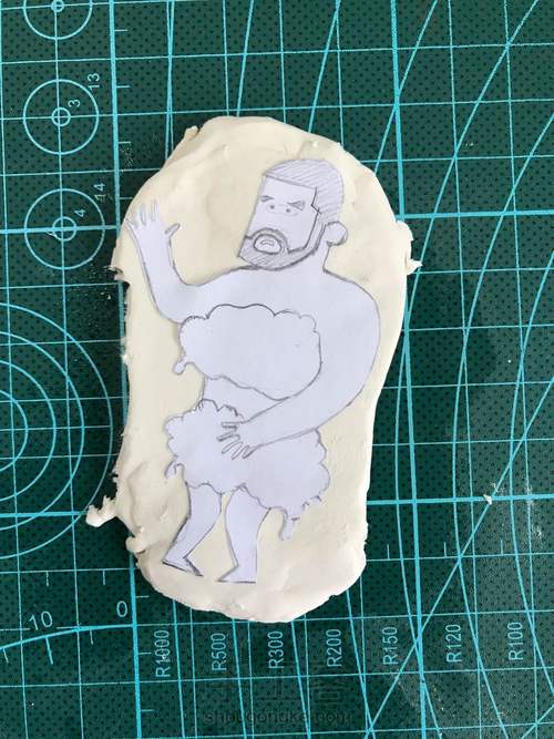 粘土猛男捡肥皂 第3步