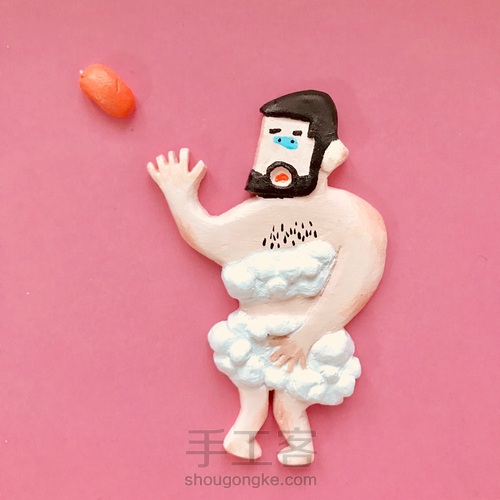 粘土猛男捡肥皂 第8步