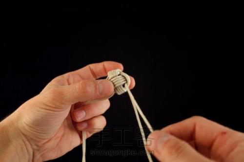 手工编织装饰节点 （一）“猴子拳头”的编织方法【转载】 第18步