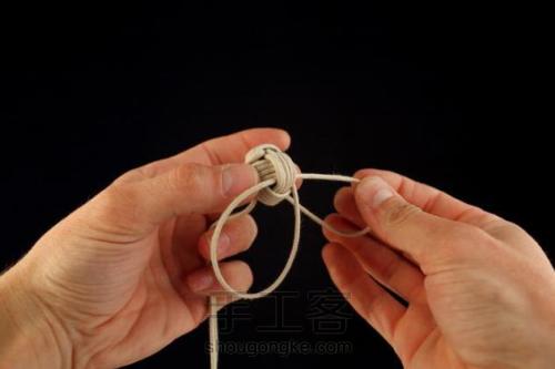 手工编织装饰节点 （一）“猴子拳头”的编织方法【转载】 第19步
