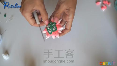 DIY粘土手工制作荷花装饰项链【转载】 第2步