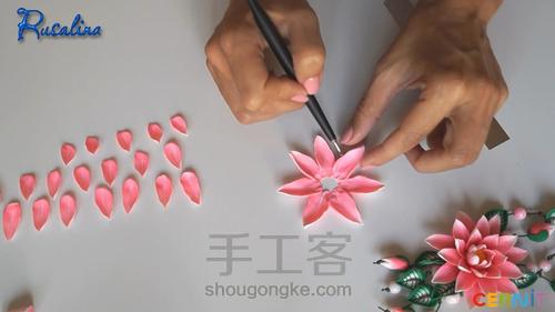 DIY粘土手工制作荷花装饰项链【转载】 第5步